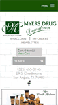 Mobile Screenshot of myersdrug.com